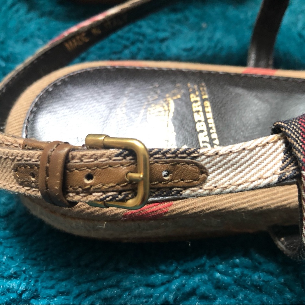 Authentic Burberry Pre-owned strapped espadrilles sandals - Picture 5 of 14